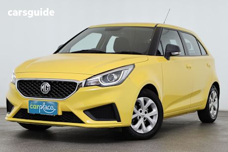 Yellow 2020 MG MG3 Hatchback Core