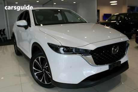 White 2025 Mazda CX-5 Wagon G25 Touring (Fwd)