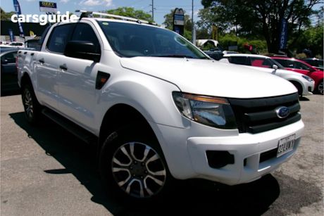 White 2013 Ford Ranger Dual Cab Utility Xl 3.2 (4X4)