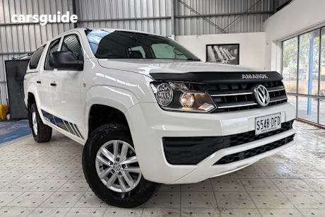 White 2022 Volkswagen Amarok Dual Cab Utility Tdi420 Core 4Motion
