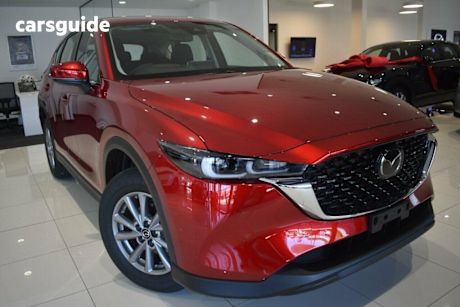 Red 2025 Mazda CX-5 Wagon G25 Maxx Sport (Fwd)