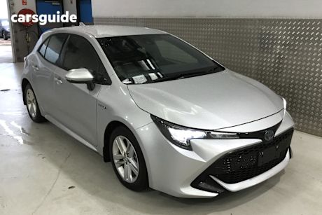 Silver 2021 Toyota Corolla Hatchback Ascent Sport Hybrid