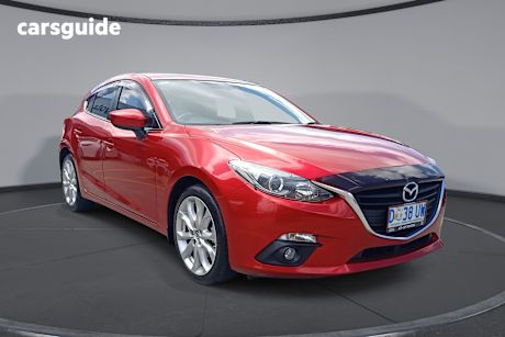 Red 2014 Mazda 3 Hatchback Sp25