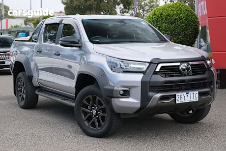 Silver 2023 Toyota Hilux Double Cab Pick Up Rogue (4X4)