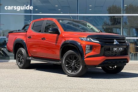 Orange 2020 Mitsubishi Triton Double Cab Pick Up Gsr (4X4)