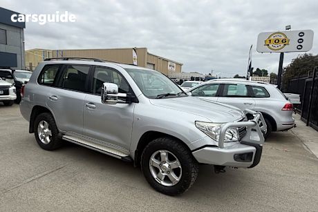 Silver 2011 Toyota Landcruiser Wagon Gxl (4X4)