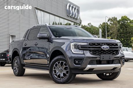 Grey 2024 Ford Ranger Double Cab Pick Up Wildtrak 3.0 (4X4)