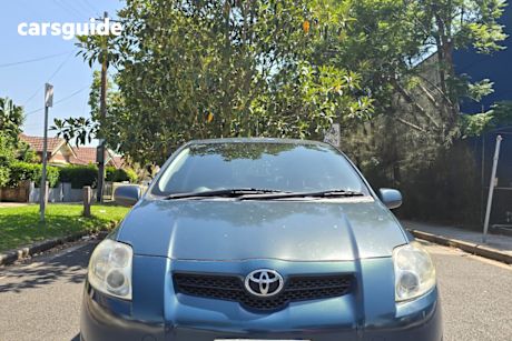 Blue 2007 Toyota Corolla Hatchback Levin Zr