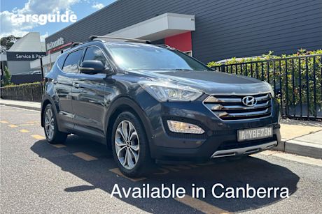 Blue 2015 Hyundai Santa FE Wagon Highlander Crdi (4X4)