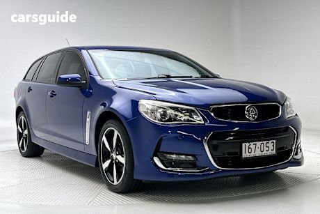 Blue 2017 Holden Commodore Sportswagon Sv6