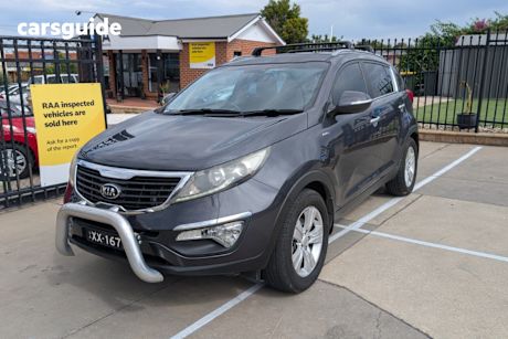 Grey 2014 Kia Sportage Wagon Platinum (Awd)