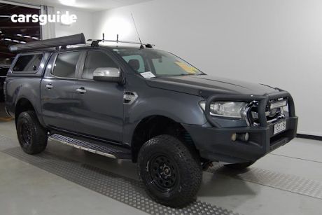 Grey 2016 Ford Ranger Dual Cab Utility Xlt 3.2 (4X4)