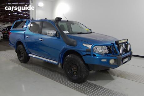 Blue 2016 Mitsubishi Triton Dual Cab Utility Exceed (4X4)