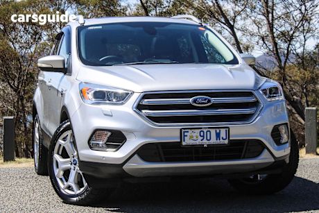 Silver 2017 Ford Escape Wagon Titanium (Awd)