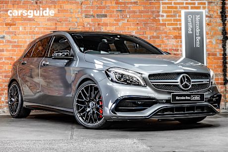 Grey 2017 Mercedes-Benz A45 Hatchback Amg
