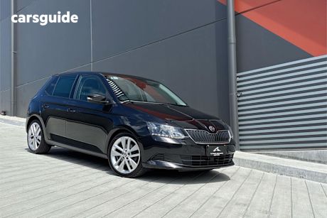 Black 2018 Skoda Fabia Hatchback 81 Tsi