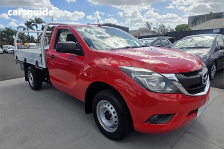 Red 2018 Mazda BT-50 Cab Chassis Xt (4X2)