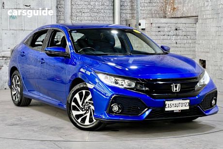 Blue 2019 Honda Civic Hatchback Vti-S