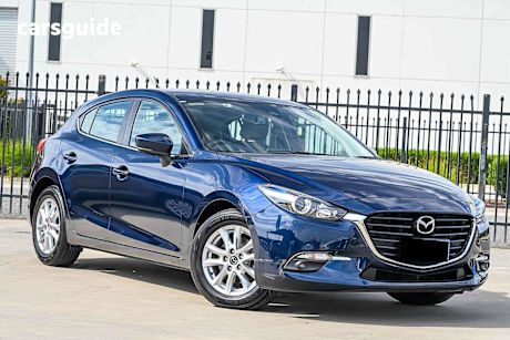 Blue 2017 Mazda 3 Hatchback Touring