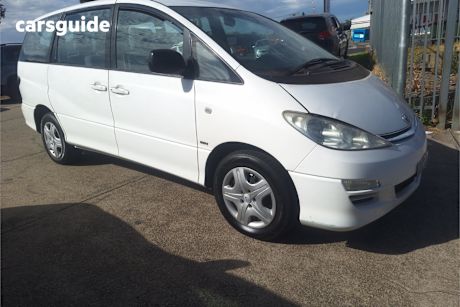 White 2003 Toyota Tarago Wagon Gli