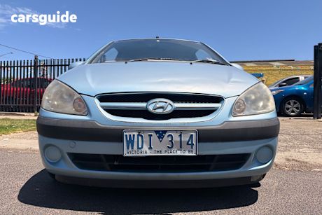 Blue 2007 Hyundai Getz Hatchback 1.6