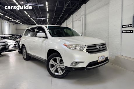 White 2012 Toyota Kluger Wagon Kx-S (4X4)