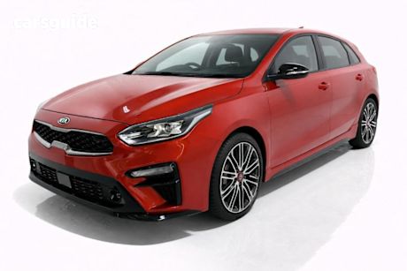Orange 2020 Kia Cerato Hatchback Gt Safety Pack