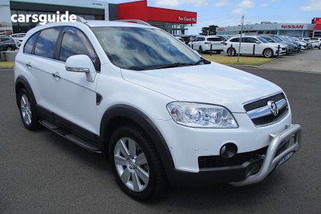 White 2010 Holden Captiva Wagon Lx (4X4)