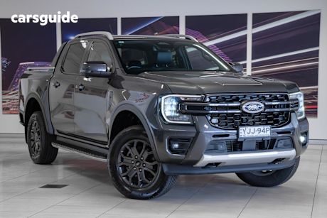 Grey 2022 Ford Ranger Double Cab Pick Up Wildtrak 3.0 (4X4)
