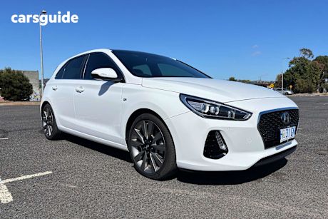 White 2018 Hyundai I30 Hatchback Sr Premium