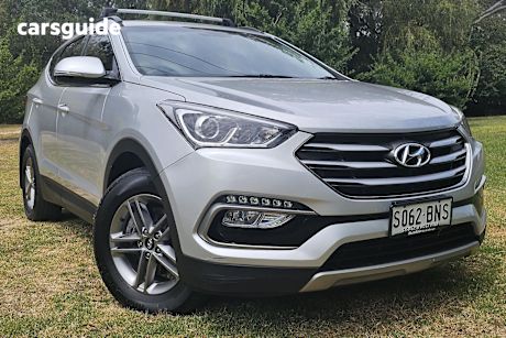 Silver 2016 Hyundai Santa FE Wagon Active Crdi (4X4)