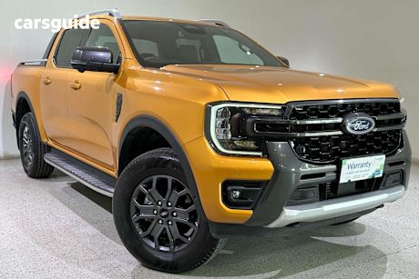 Yellow 2023 Ford Ranger Double Cab Pick Up Wildtrak 2.0 (4X4)