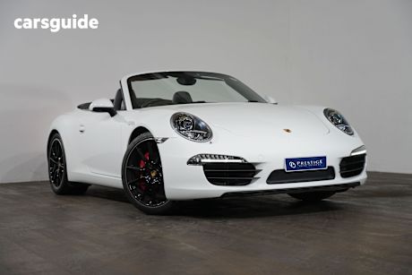 White 2015 Porsche 911 Cabriolet Carrera S