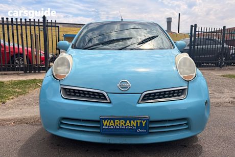 Turquoise 2008 Nissan Micra Hatchback