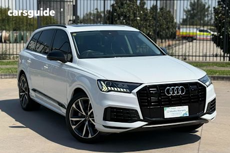 White 2021 Audi Q7 Wagon 50 Tdi Quattro S Line Mhev