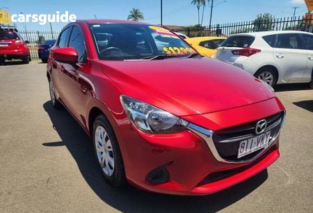 Red 2014 Mazda 2 Hatchback Neo