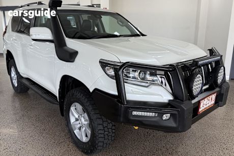 White 2018 Toyota Landcruiser Prado Wagon Gxl (4X4)