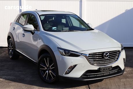 White 2017 Mazda CX-3 Wagon Akari (Awd)