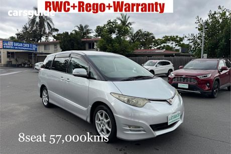 Silver 2006 Toyota Estima Wagon Aeras