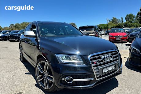Blue 2015 Audi SQ5 Wagon 3.0 Tdi Quattro