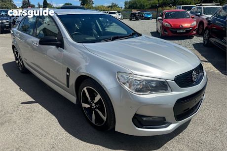 Silver 2016 Holden Commodore Sedan Sv6 Black Pack