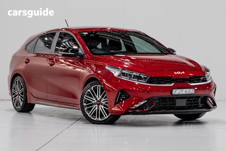 Red 2024 Kia Cerato Hatchback Gt