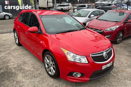 Red 2014 Holden Cruze Hatchback Sri Z-Series