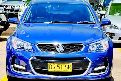 Blue 2017 Holden Commodore Sedan Sv6