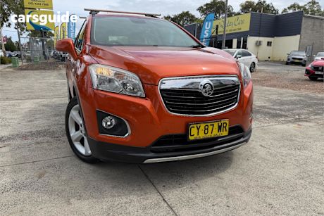 Orange 2015 Holden Trax Wagon Ltz