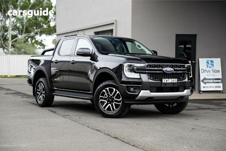 Black 2022 Ford Ranger Double Cab Pick Up Sport 2.0 (4X4)