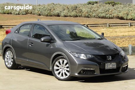 Grey 2012 Honda Civic Hatchback Vti-L