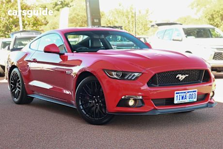 Red 2016 Ford Mustang Coupe Fastback Gt 5.0 V8