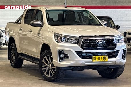 White 2020 Toyota Hilux Double Cab Pick Up Sr5 Hi-Rider
