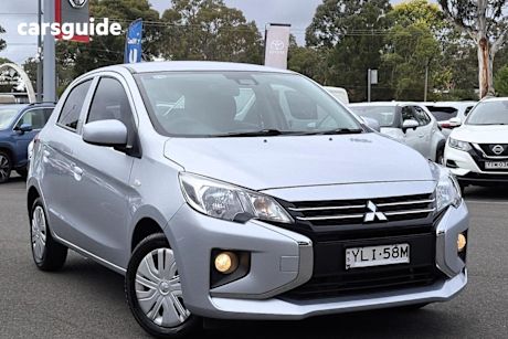 Grey 2021 Mitsubishi Mirage Hatchback Es